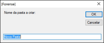 Area Processo Janela Criar Pasta