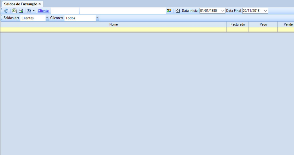 Faturacao Saldos Geral