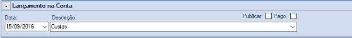 Contas Lancamento na Conta Detalhe